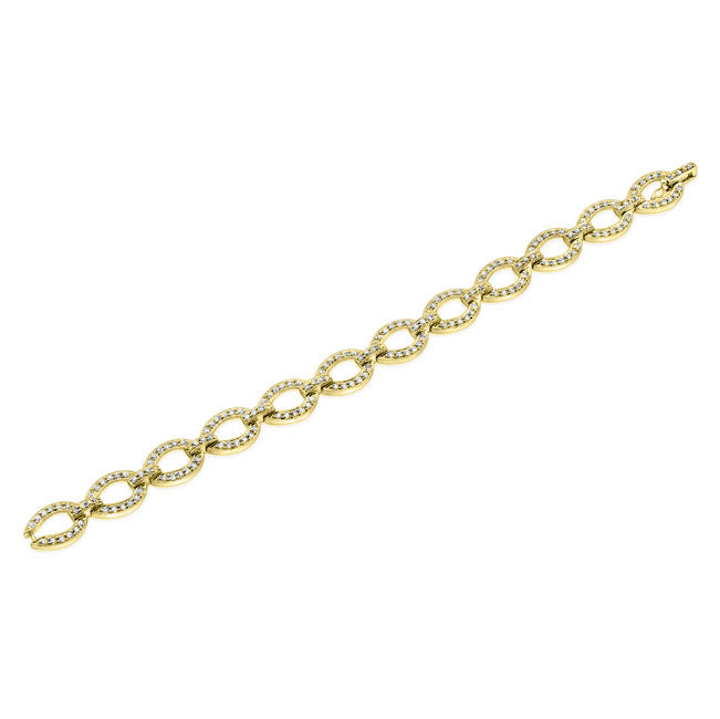 Link Chain Diamond Bracelet