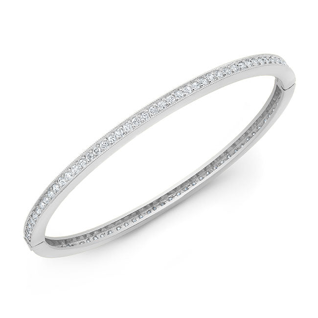 Modern Style Diamond Bangle