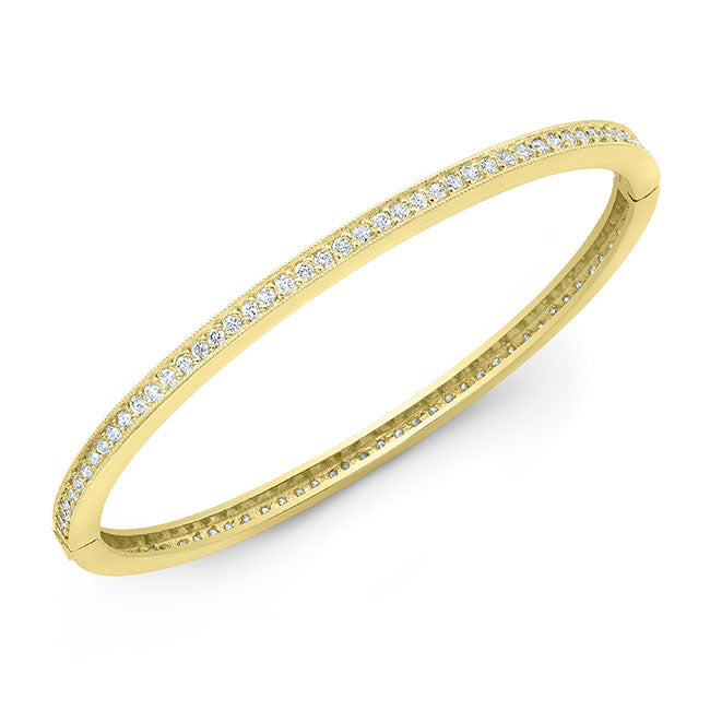 Modern Style Diamond Bangle