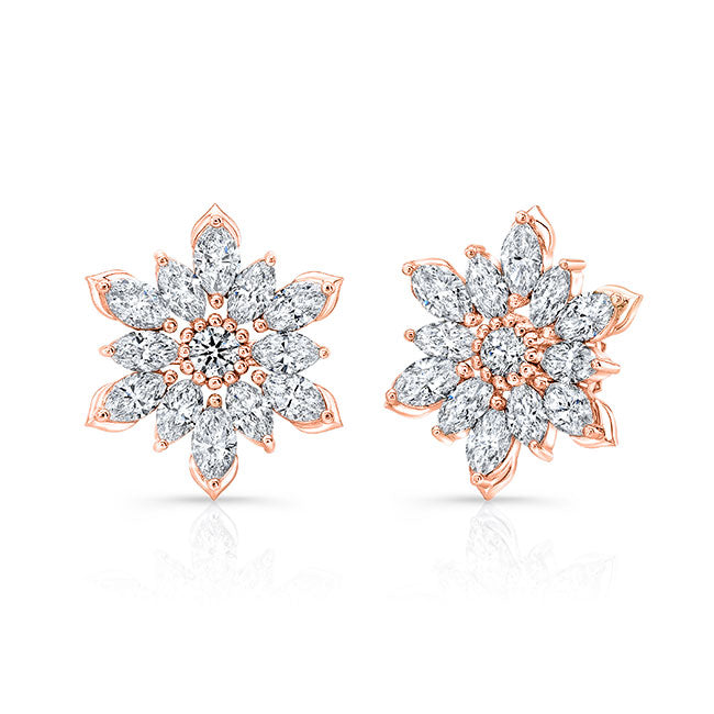 Flower Diamond Earring (Copy)