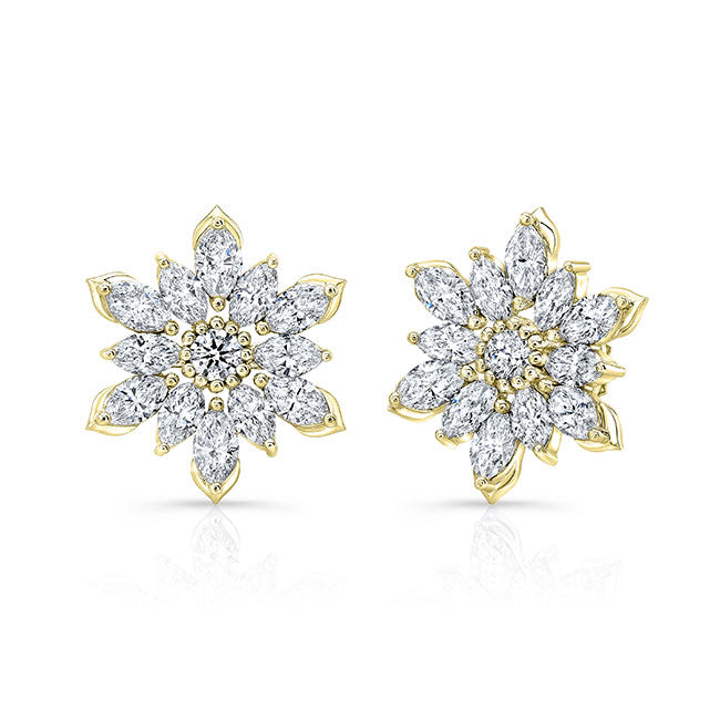Flower Diamond Earring (Copy)