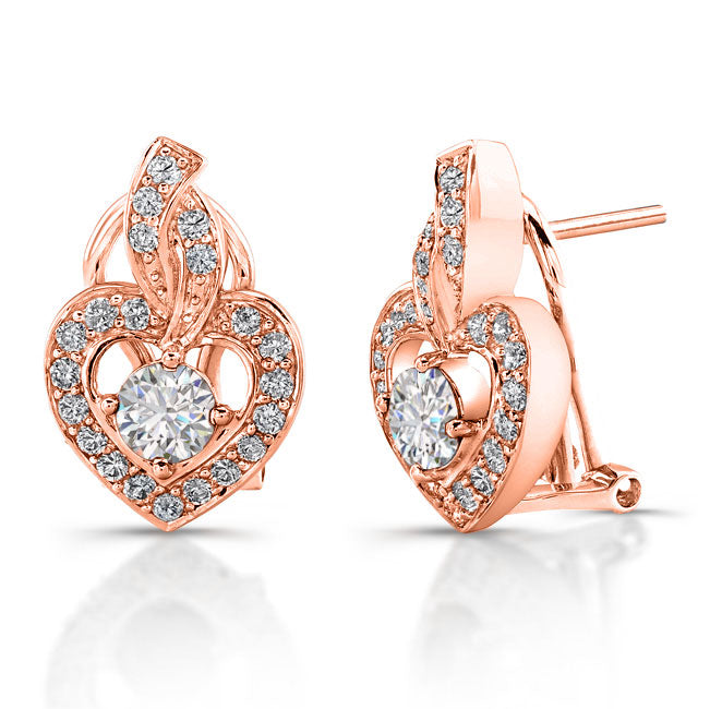 Heart Earrings Studs