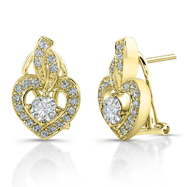 Heart Earrings Studs