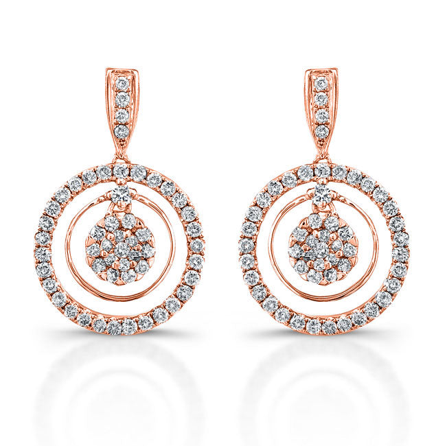 Dangling Diamond Earrings