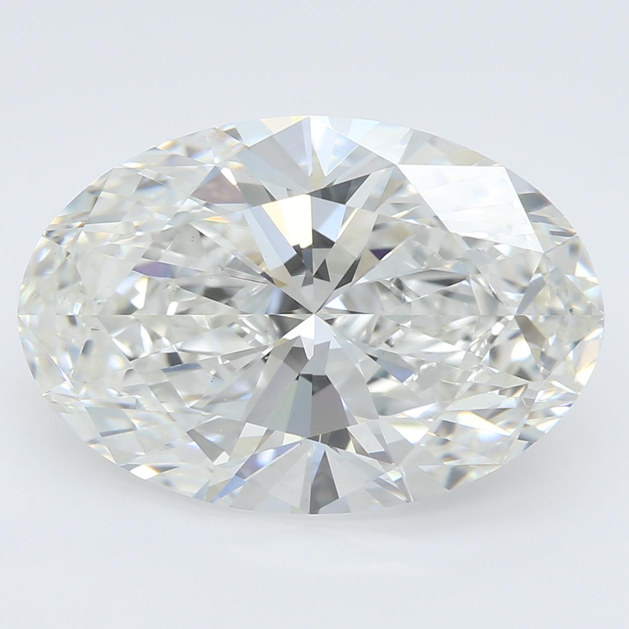 4.48 Carat Oval GCAL Labgrown Diamond, With Certificate ID 330951483