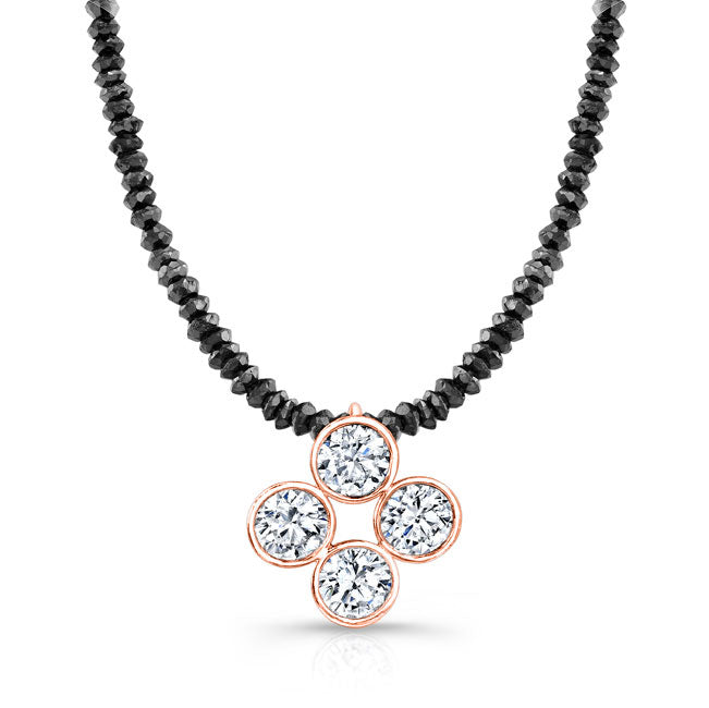 Diamond Flower Necklace