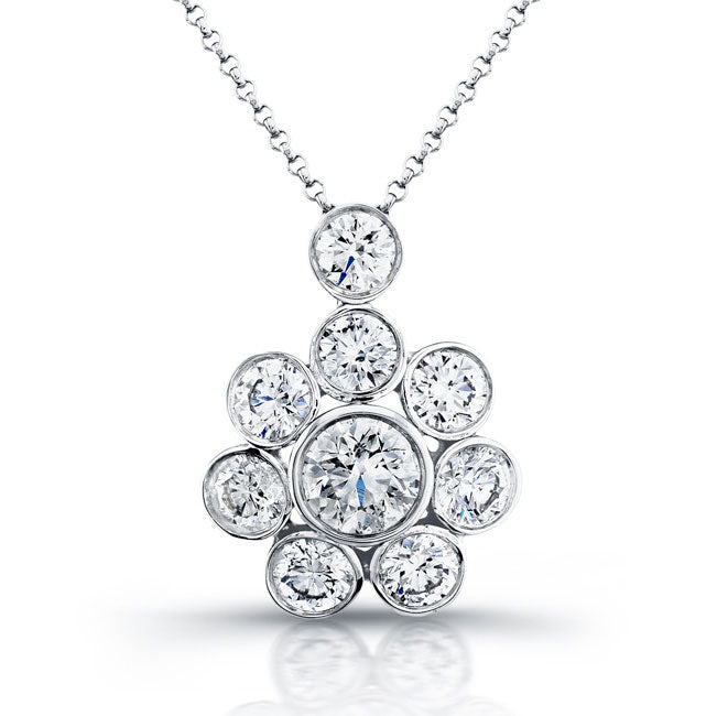 Flower Diamond Pendant
