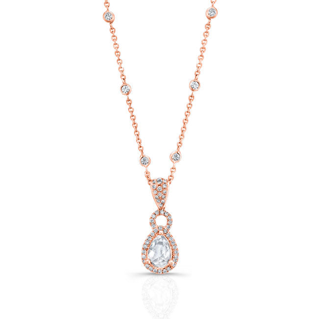 Pear Drop Diamond Pendant