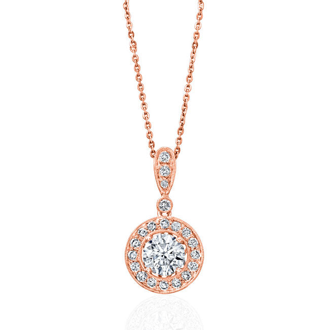 Diamond Halo Pendant
