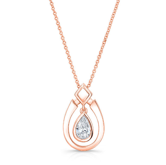 Pear Drop Diamond Pendant