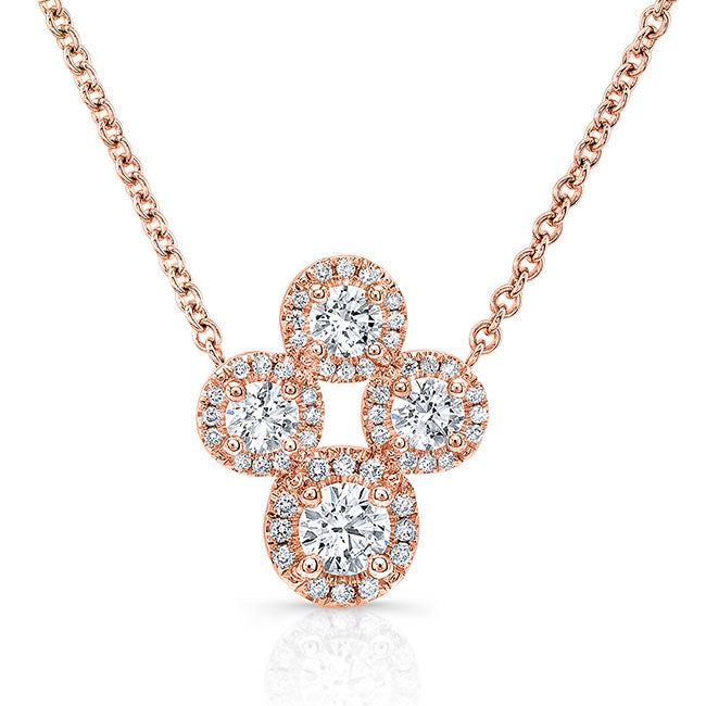 Diamond Clover Pendant