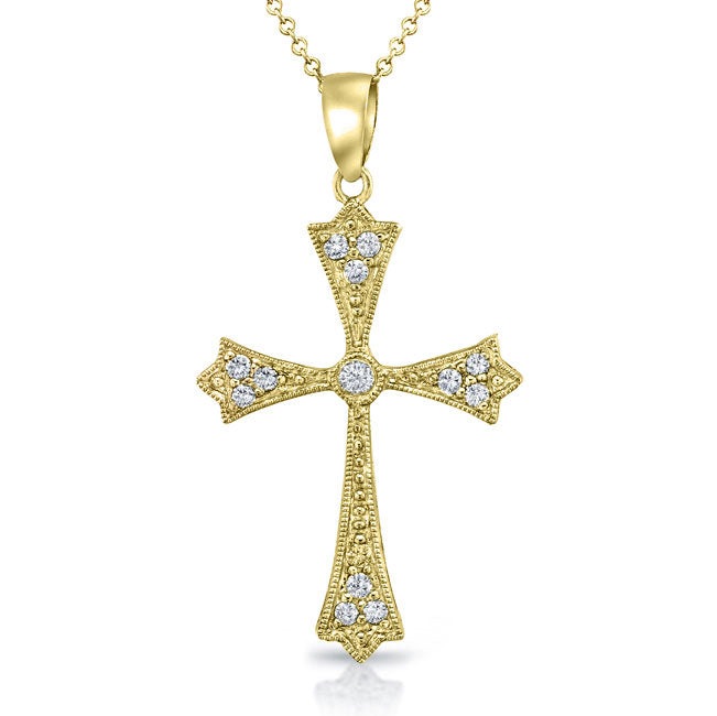 Diamond Cross Pendant