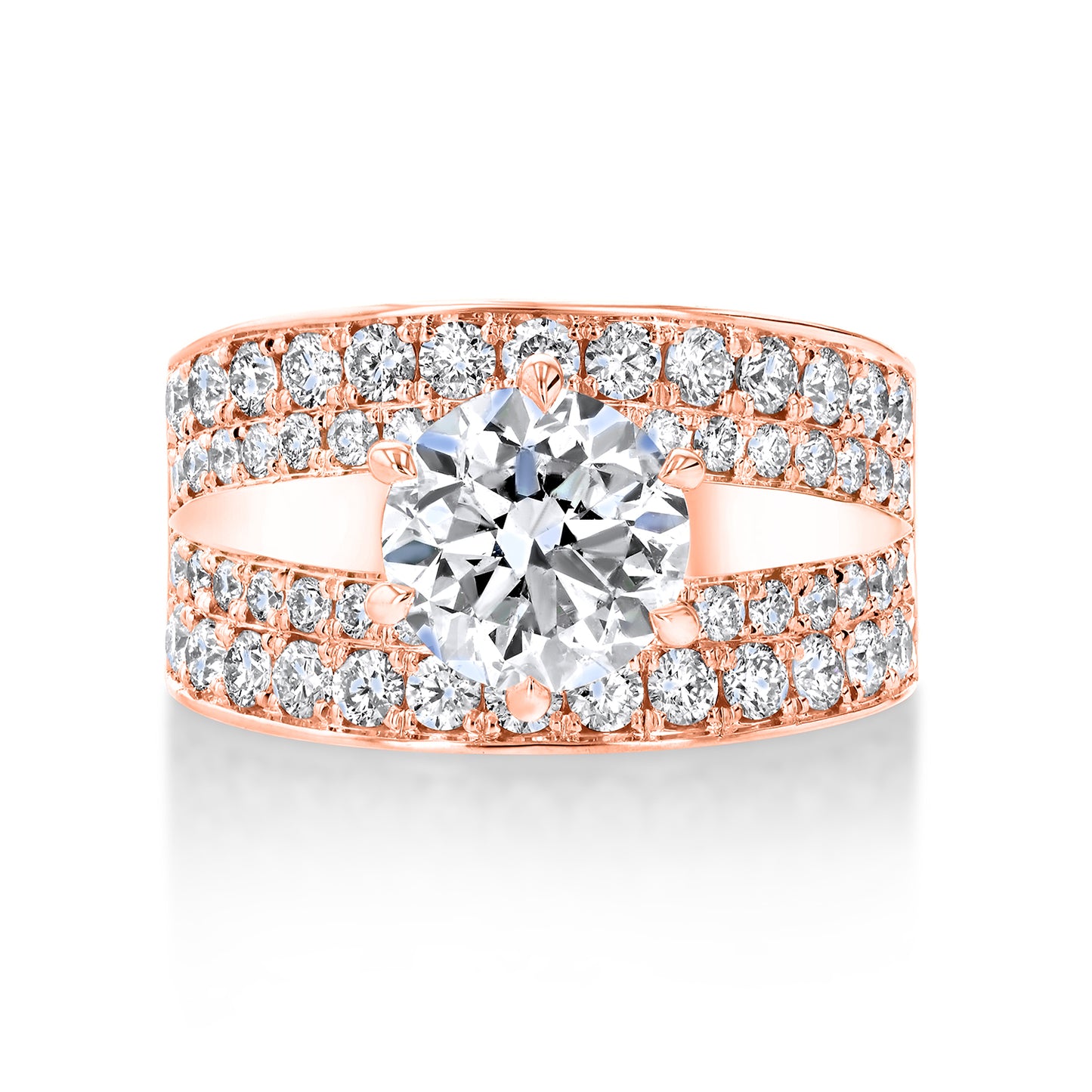 Vintage Style Diamond Engagement Ring