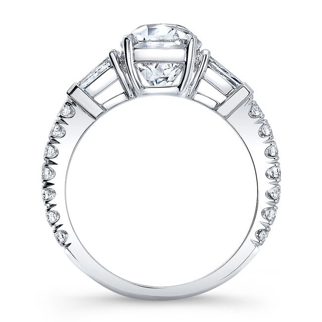 Modern Style Diamond Engagement Ring