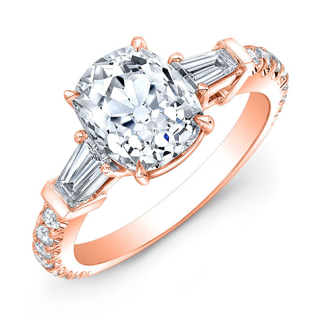 Modern Style Diamond Engagement Ring