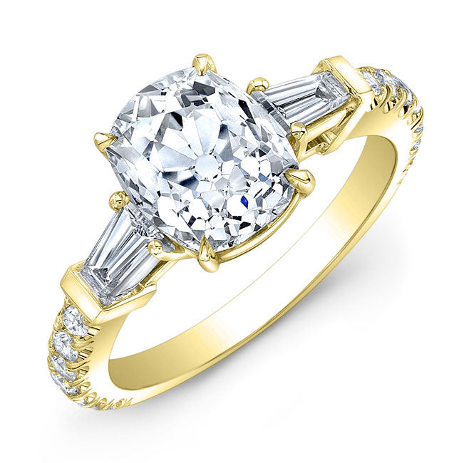 Modern Style Diamond Engagement Ring