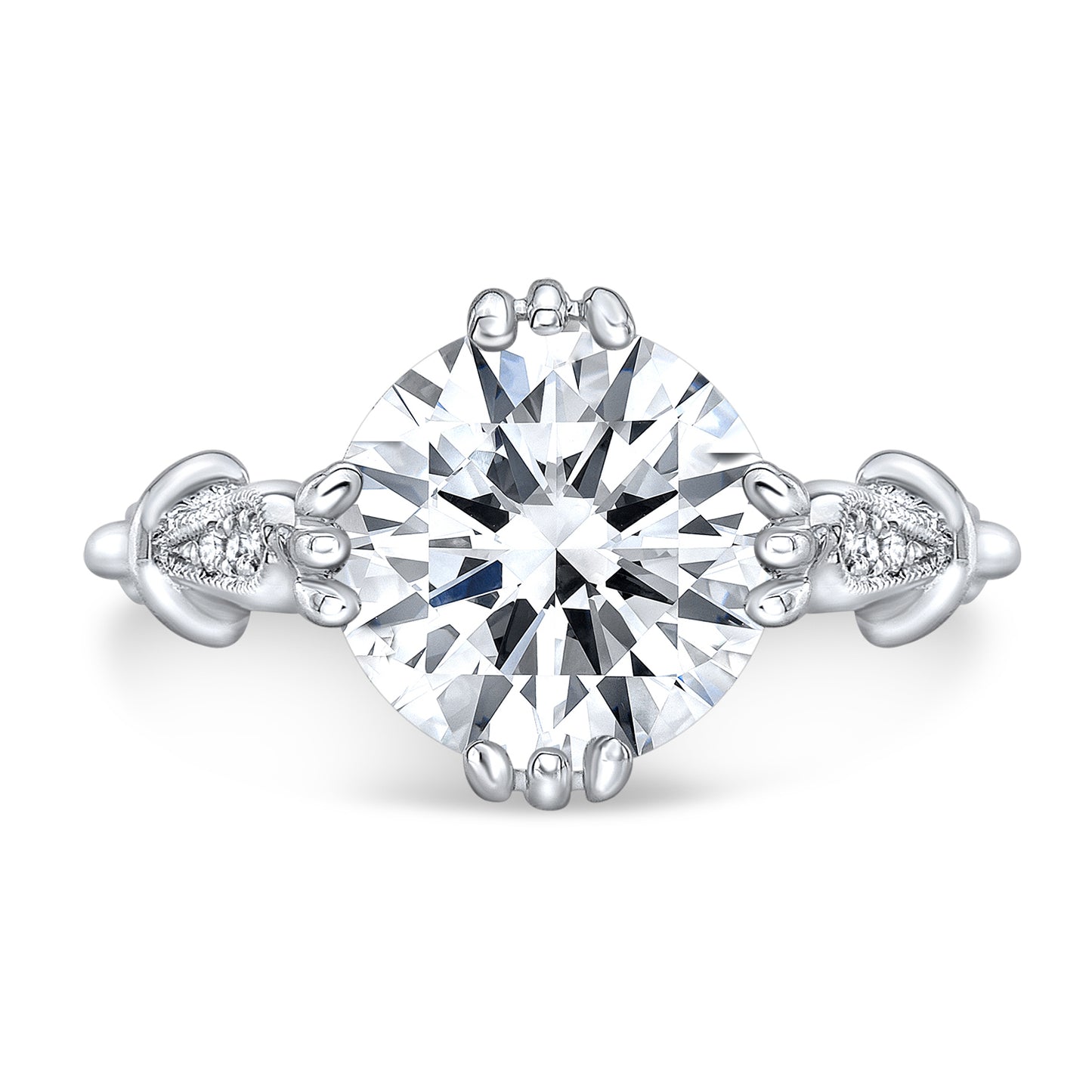 Vintage Style Diamond Engagement Ring