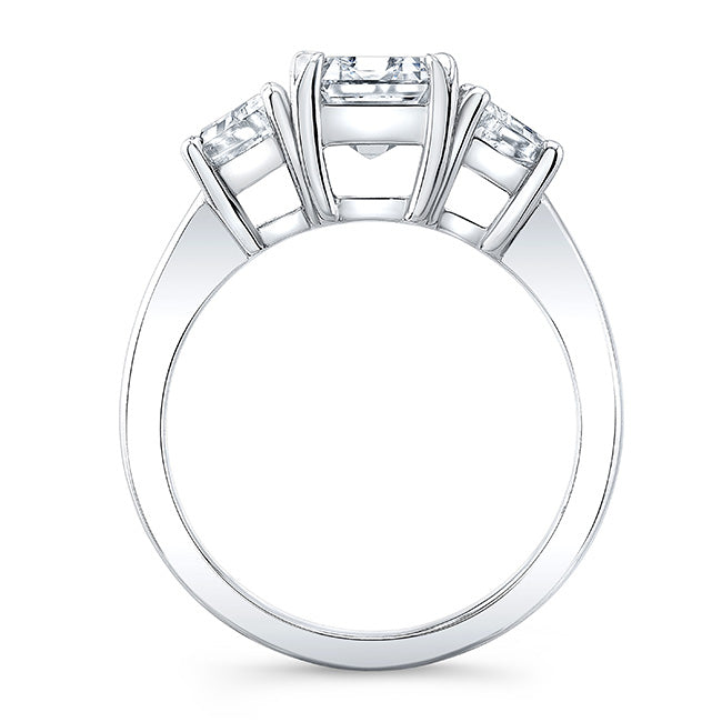 Modern Style Diamond 3-Stone Engagement Ring