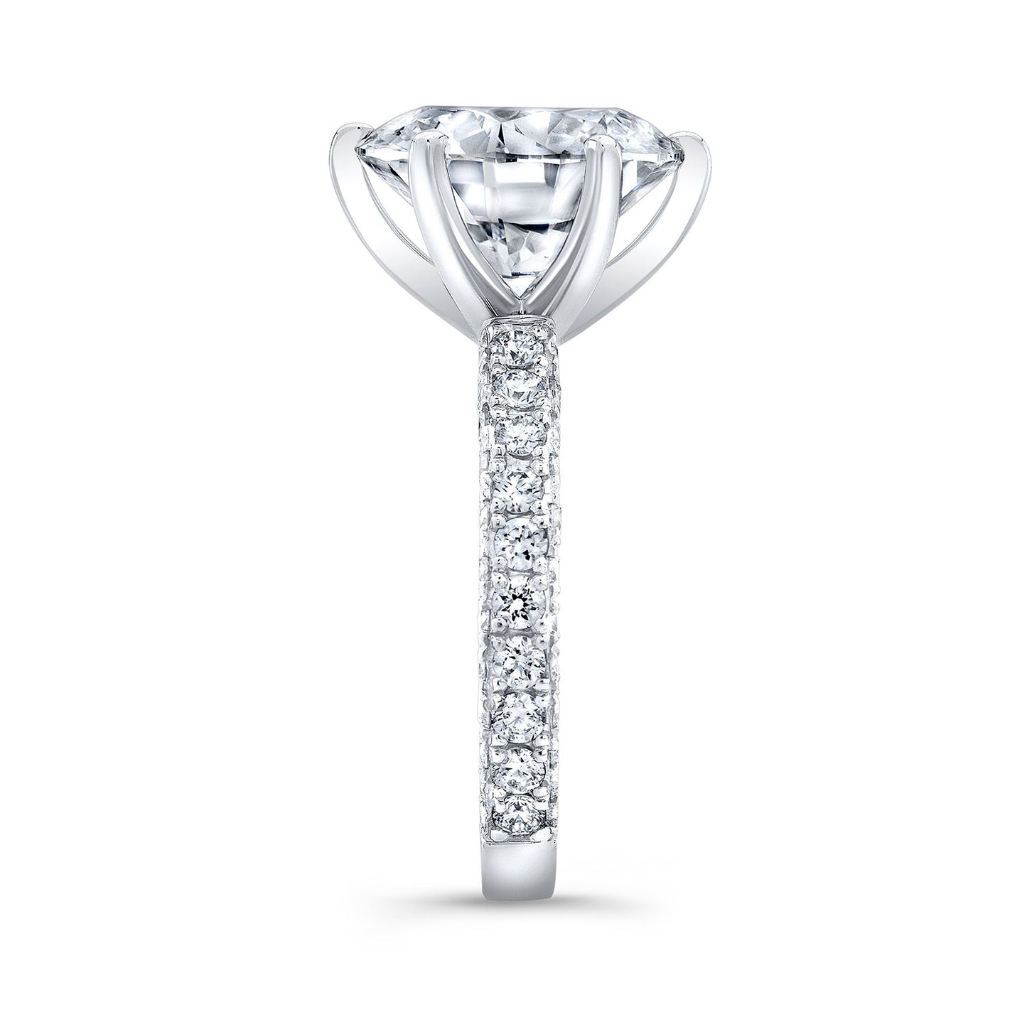 Modern Style Diamond Engagement Ring