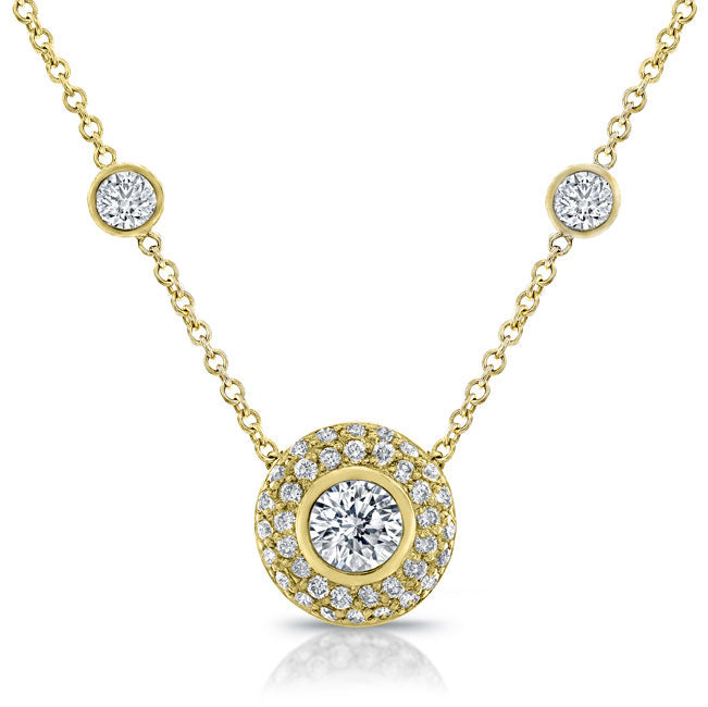 Diamond Bezel Pendant