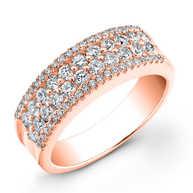 Modern Style Diamond Wedding Band