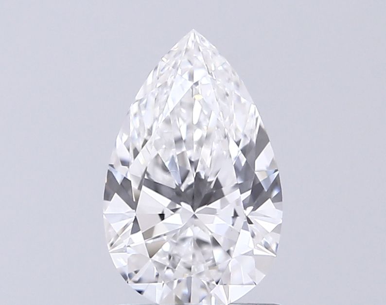0.94 Carat Pear NONE Labgrown Diamond, With Certificate ID RUSHABHDIAMBM1665-79-A