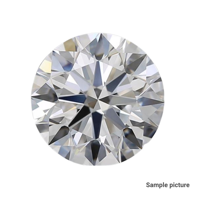 0.31 Carat Round GIA Natural Diamond, With Certificate ID 7501367834
