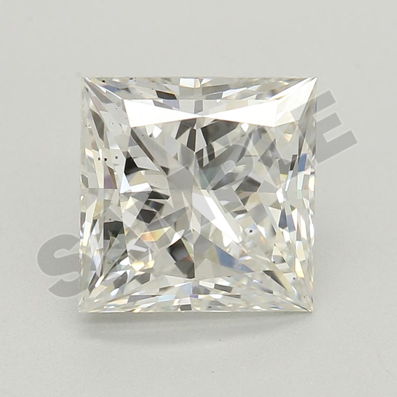 1.60 Carat Princess IGI Labgrown Diamond, With Certificate ID LG51******