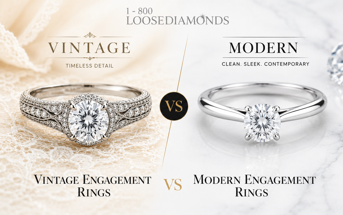 Vintage Engagement Rings vs Modern Engagement Rings