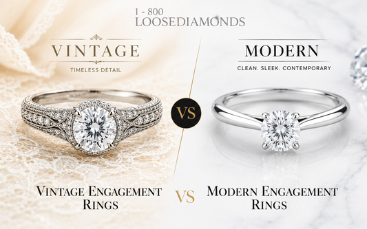 Vintage Engagement Rings vs Modern Engagement Rings