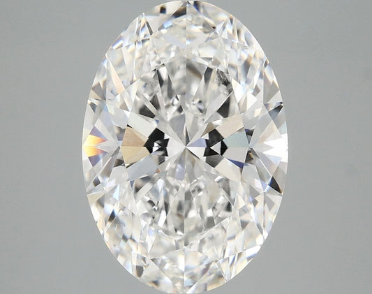 5.04 Carat Oval IGI Labgrown Diamond, With Certificate ID LG693536045