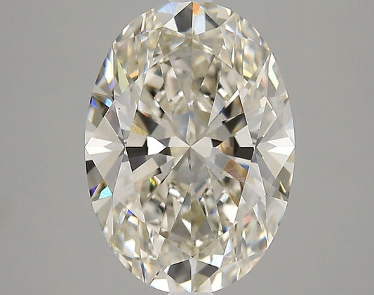 3.68 Carat Oval IGI Labgrown Diamond, With Certificate ID LG583316556