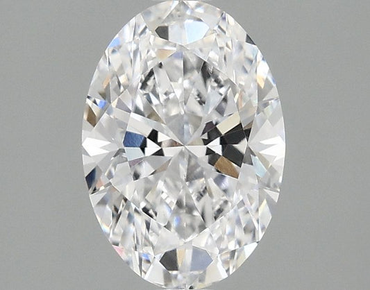 1.59 Carat Oval IGI Labgrown Diamond, With Certificate ID LG693502375
