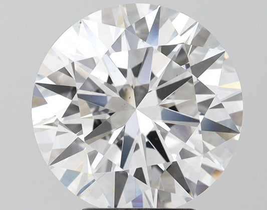 4.50 Carat Round IGI Labgrown Diamond, With Certificate ID LG675559584