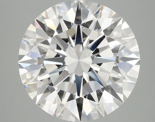 6.04 Carat Round IGI Labgrown Diamond, With Certificate ID LG695510964
