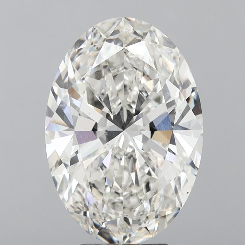 8.25 Carat Oval IGI Labgrown Diamond, With Certificate ID LG575376164