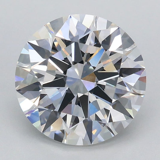 2.52 Carat Round IGI Labgrown Diamond, With Certificate ID LG634407136