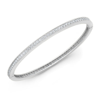 Modern Style Diamond Bangle