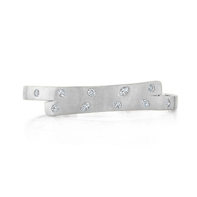 Modern Style Diamond Bangle