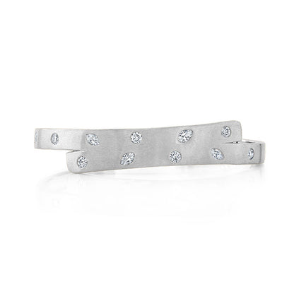 Modern Style Diamond Bangle