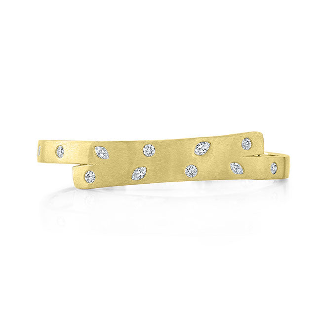 Modern Style Diamond Bangle