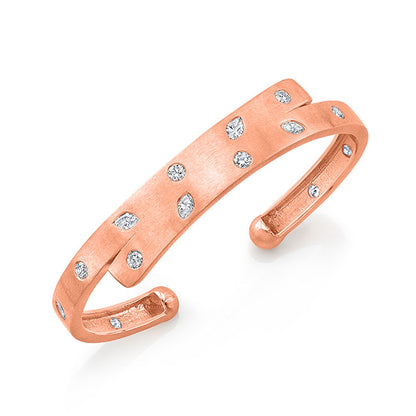 Modern Style Diamond Bangle