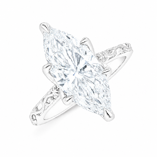 Solitaire Diamond Engagement Ring