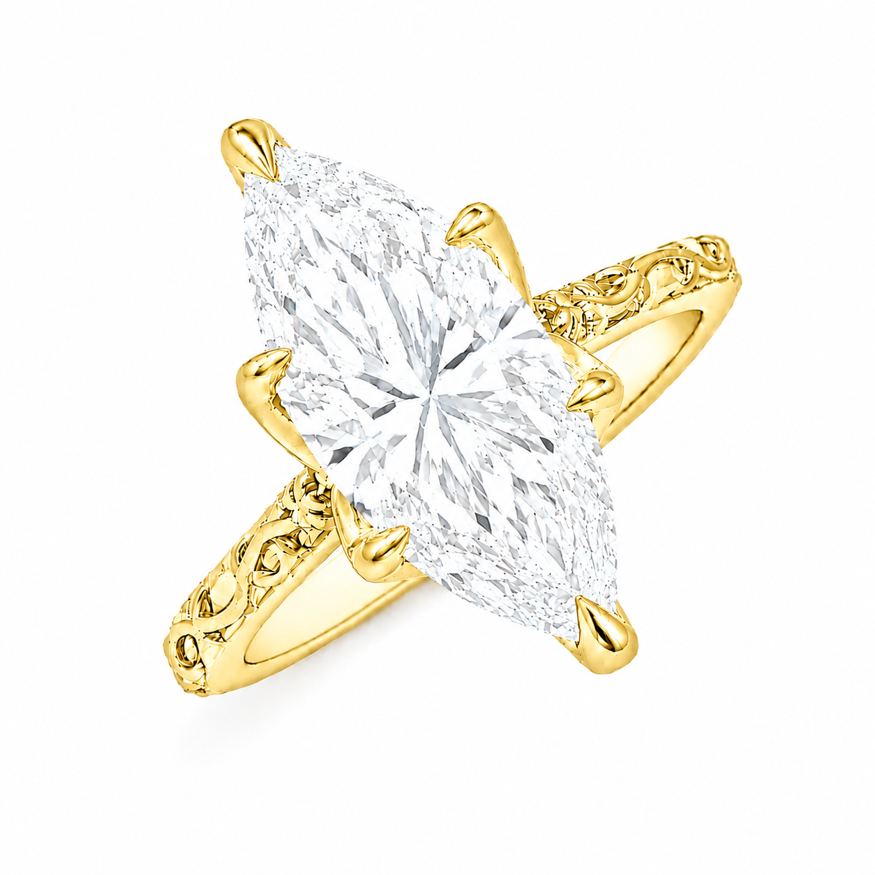 Solitaire Diamond Engagement Ring