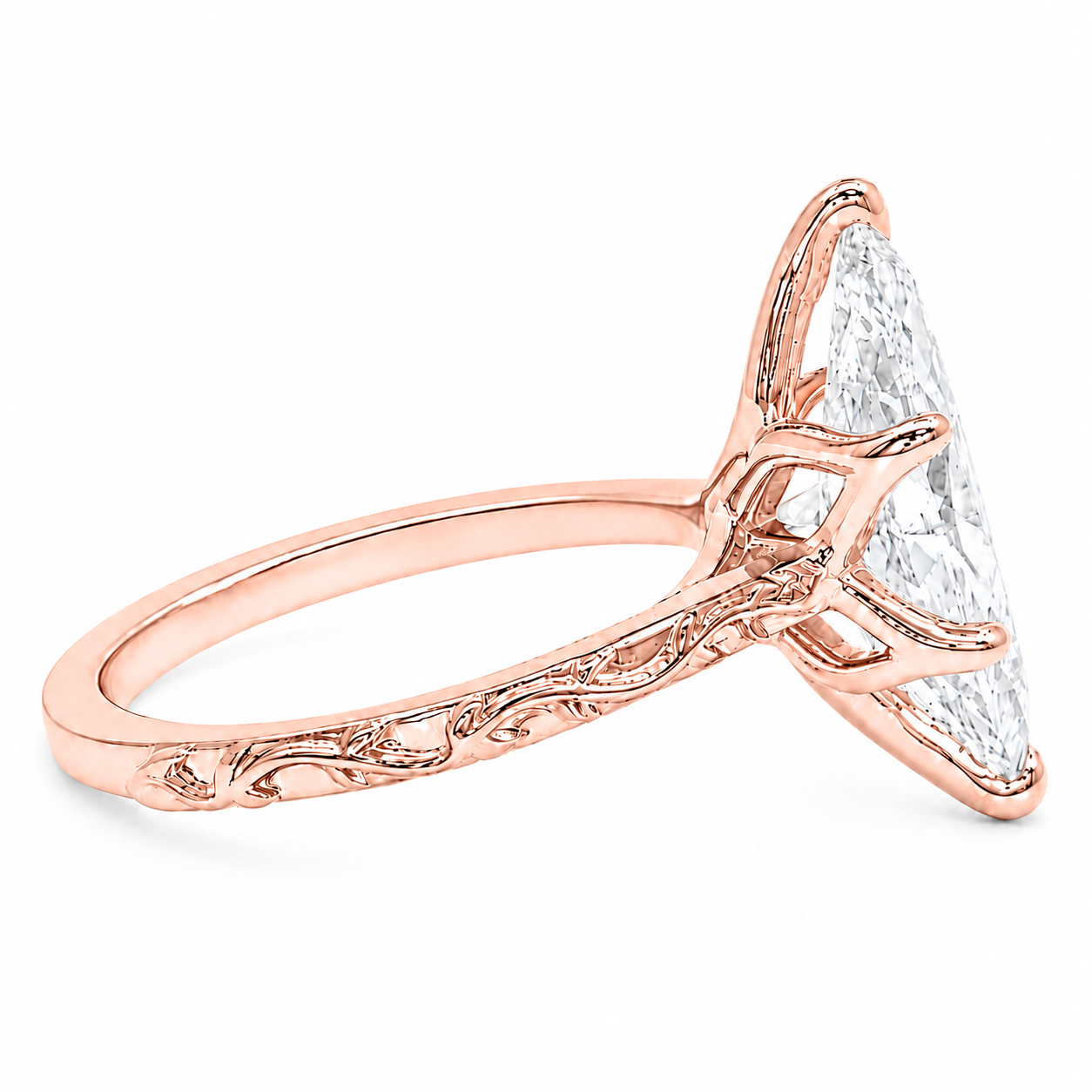 Solitaire Diamond Engagement Ring