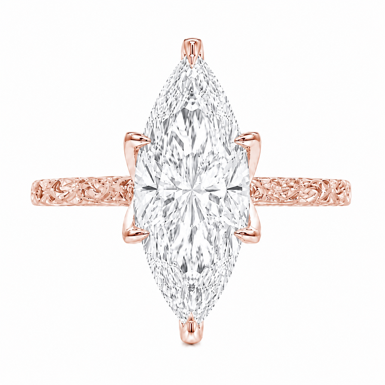 Solitaire Diamond Engagement Ring
