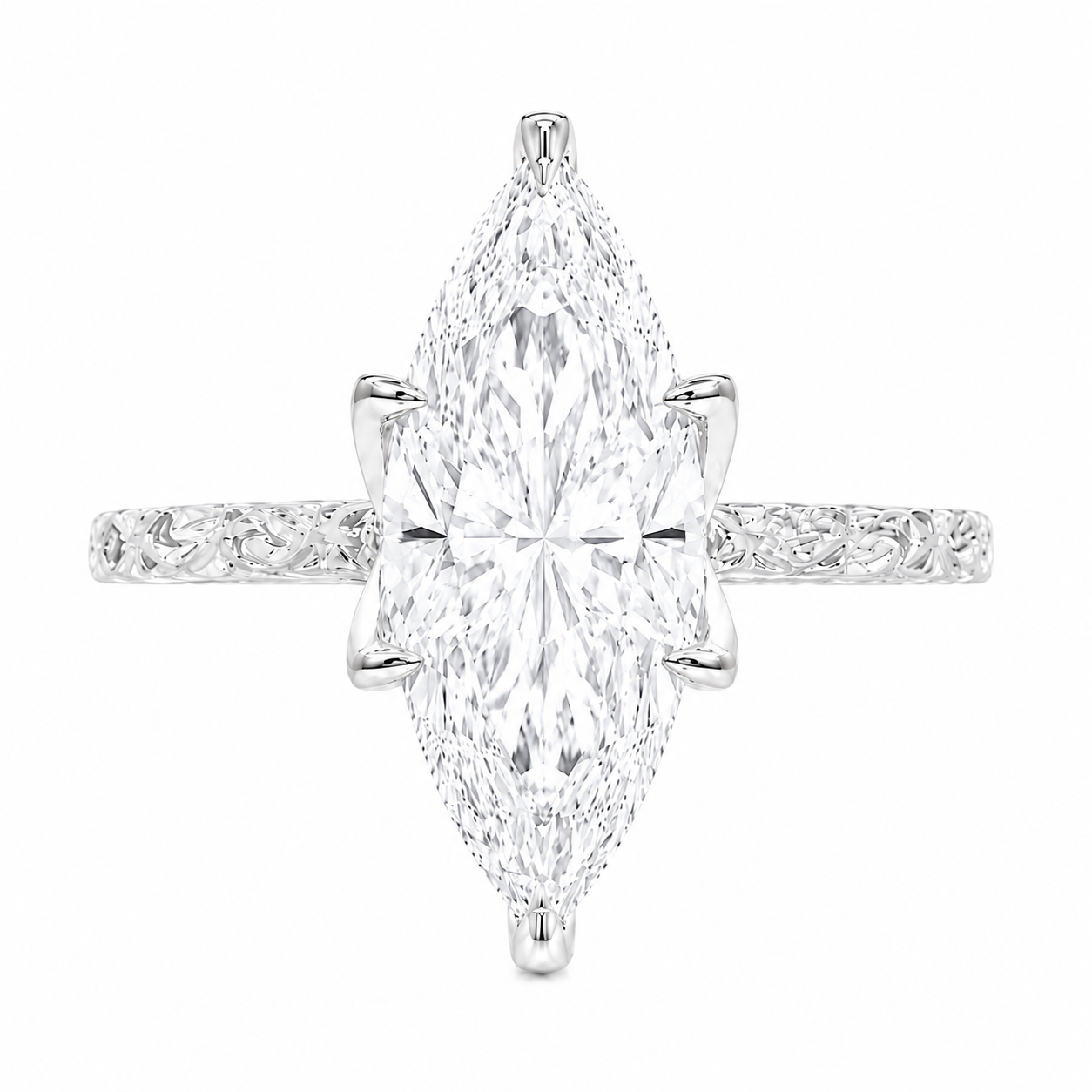 Solitaire Diamond Engagement Ring