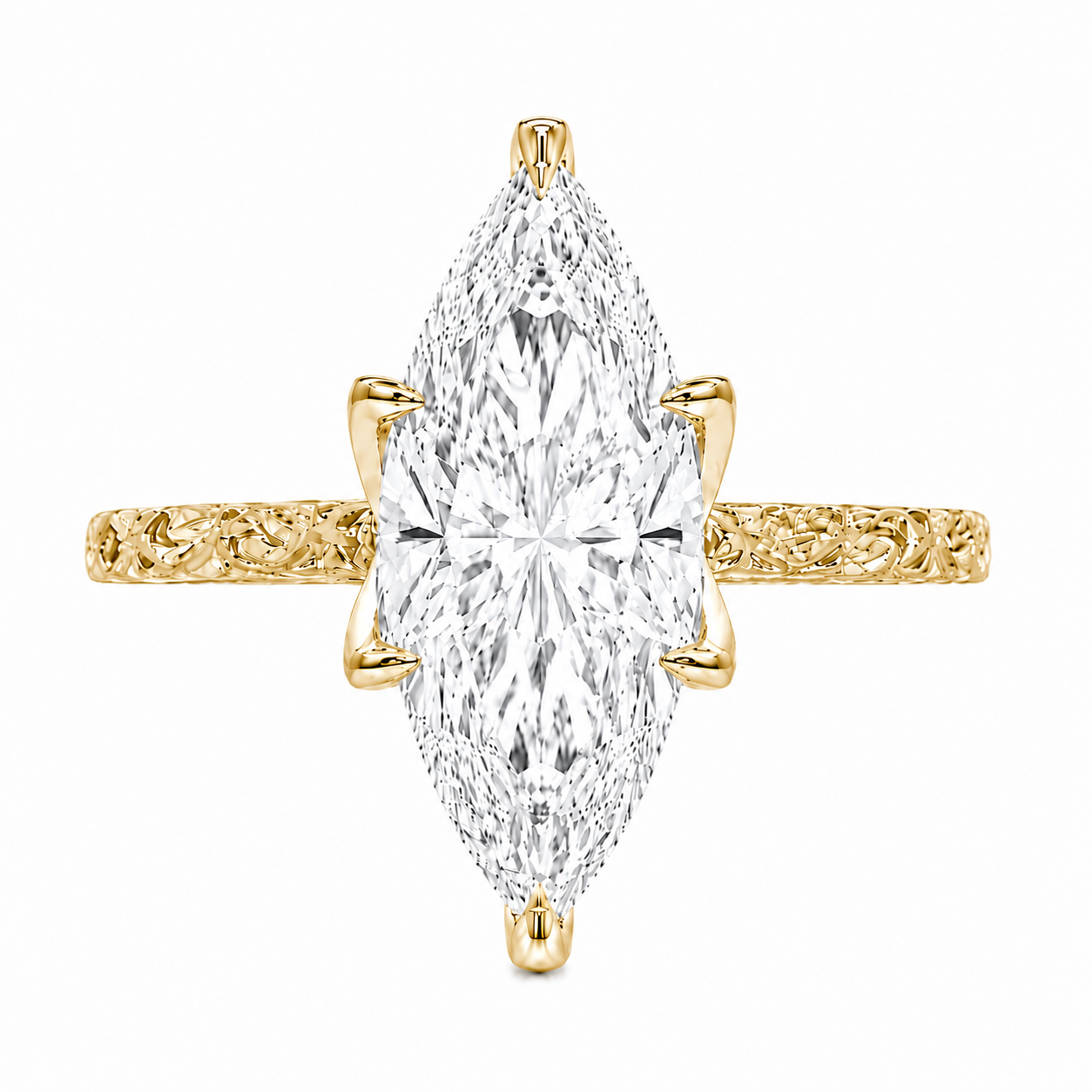Solitaire Diamond Engagement Ring