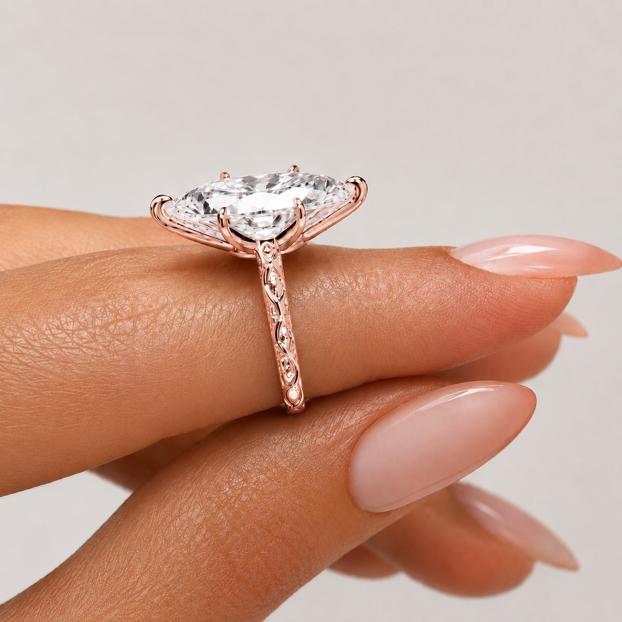 Solitaire Diamond Engagement Ring