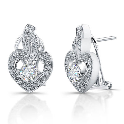 Heart Earrings Studs